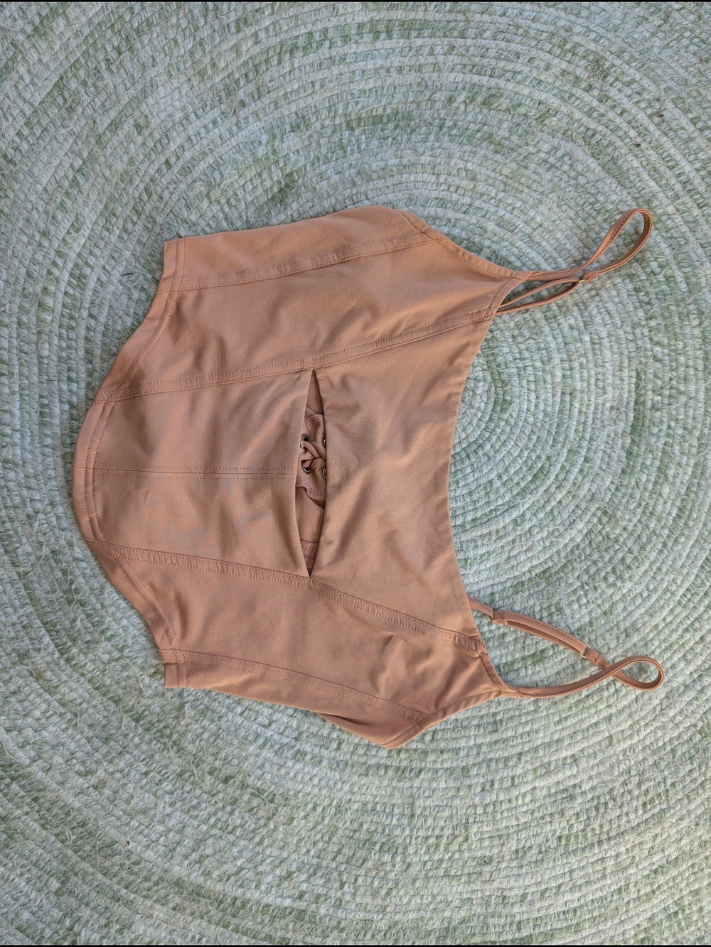 Burnt Orange Strappy Bralette Top